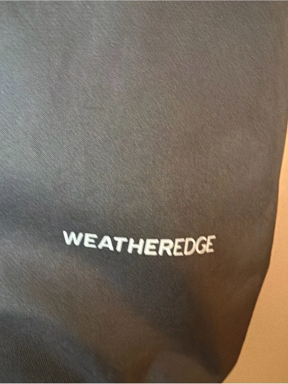 Eddie Bauer Black Hooded Rain Jacket